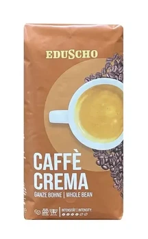 Кофе в зернах Eduscho Caffe Crema 1кг Темная обжарка Крепкий (КЗ-000130)
