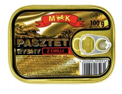 Паштет MK Rybny z chili 100 г Рыбный в жестяной банке (ПР-000033)