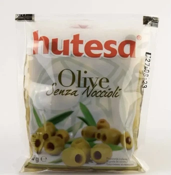 Оливки Hutesa Зеленые без косточек 180г Маринад Польша (ОЗ-00023)
