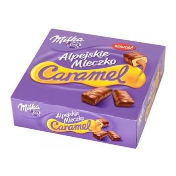 Конфеты Milka Alpejskie Mleczko карамельная начинка 330г (ШЦ-00026)
