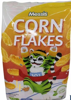 Хлопья Messis Corn Flakes Кукурузные 500г Содержат железо витамины микроэлементы (КП-00028)