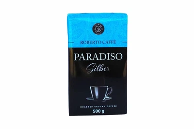 Кофе молотый Paradiso Silber Крепкий 500г Вакуумный пакет (КМ-00094)