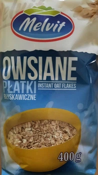 Овсяная крупа Melvit Platki Owsiane мягкая быстрого приготовления 400г сечка (ВК-00008)