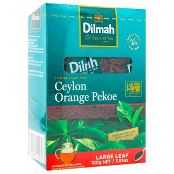 Чай черный Dilmah Цейлонский крупноколистовой 100г (ЧЛ-00042)