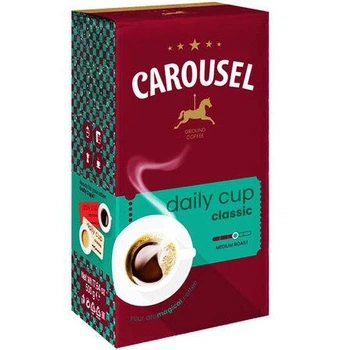 Кофе молотый Carousel Classic 500г Купаж арабики и робусты Средняя обжарка (КМ-00127)