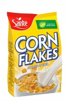 Кукурузные хлопья Sante Corn Flakes 500г с витаминами и железом (ЧП-012226)