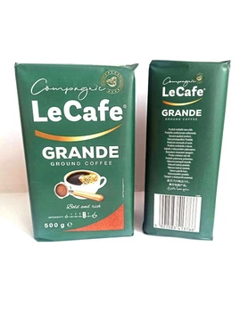 Кофе молотый LE Cafe Grande 500г крепкий купаж арабики и робусты (КМ-00113)