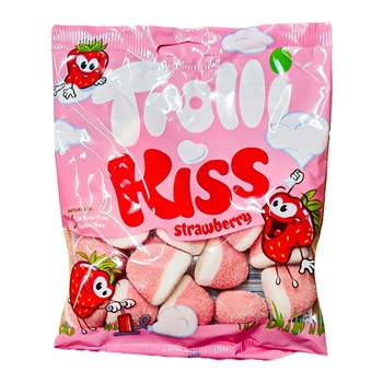 Конфеты Trolli Kiss Strawberry желейные клубничные 150г (ЦЖ-00008)