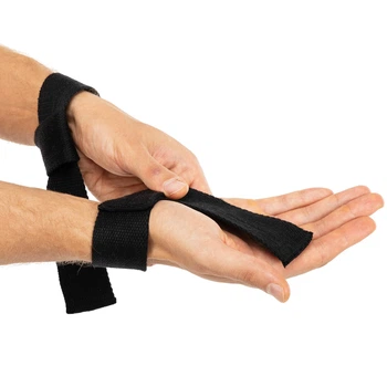 Лямки для тяги (2шт) LIFTING STRAP MDbuddy TA-5452 (поліестер, гума, довжина 38см)