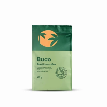 Кава в зернах BUCO Рецепт Бразилії 400г