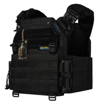 Плитоноска Warmor Gen.3 Cordura без подсумков ЧЕРНАЯ