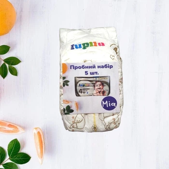 Підгузки Lupilu Premium 4 8-16кг пробний набір 5шт