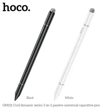 Стілус HOCO GM111 Cool dynamic series 3-in-1 passive universal capacitive pen White