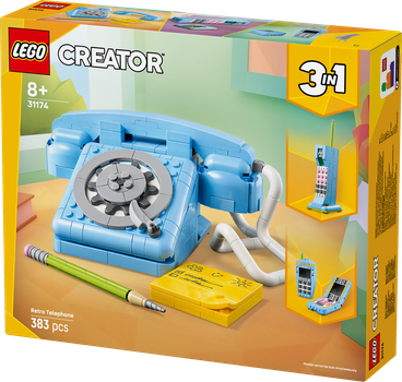 Конструктор Лего Креатор Ретро телефон Lego Creator 31174
