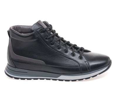 Черевики комфорт чоловічі IKOS 802-1S/BLACK LEATHER 44 Чорний