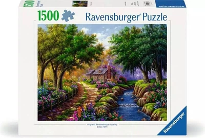 Puzzle Ravensburger Chatka nad rzeką 1500 elementów 12000735 (4005555007357)