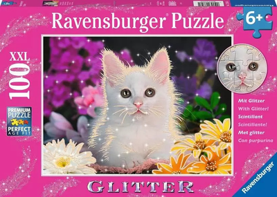 Puzzle Ravensburger Brokatowy kotek 100 elementów 13358 (4005556133581) Ravensburger