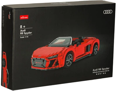 Конструктор KIK Автомобіль Rastar 93800 AUDI R8 Spyder 1:14, 1440 ел. (5903039753532)