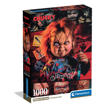 Пазл Чаки (Chucky) - 1000 шт. Clementoni 37099