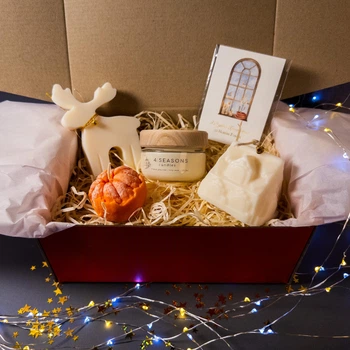 Рождественский подарочный набор свечей Cookies 100 мл - 4 Seasons Candles