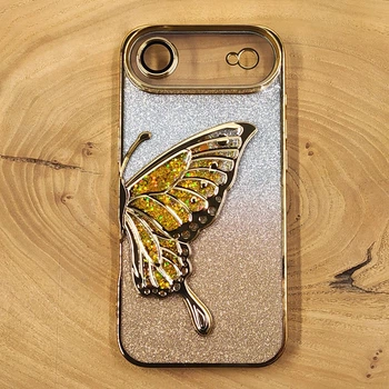 Чехол Hoco Butterfly case для iPhone 17 Air Gold