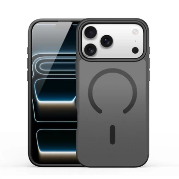 Чохол для Apple iPhone 17 Pro Max Dux Ducis Yind Mag Матовий з Magsafe Black
