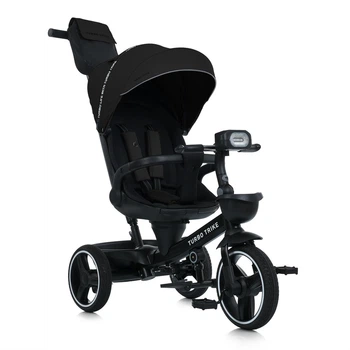 Детский трехколесный велосипед Turbo Trike MT 1002-1 Elegant Black PU