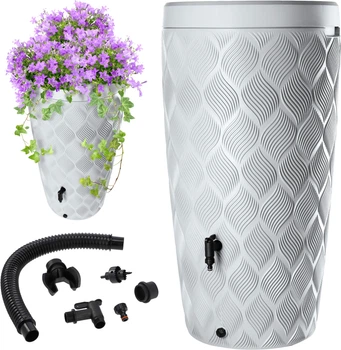 Zbiornik na deszczówkę Kadax Reveret 240 L Szary