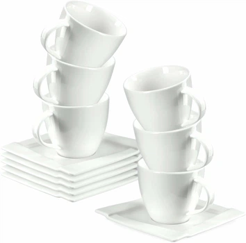 Набір чашок Kadax Avio з блюдцями 6x220 мл (5903699431009)