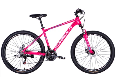 Велосипед AL 27.5" Formula MOTION DD FR рама-18" рожевий з білим 2026