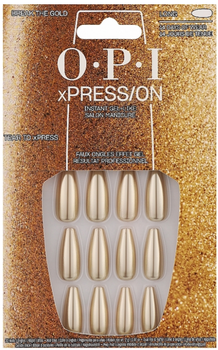 Zestaw sztucznych paznokci Opi Xpress-On  Break The Gold 30 szt (4064665196023)
