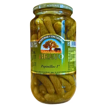 Корнішоні Bravo Pepinillos 1 кг