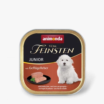 Паштет Vom Feinsten Junior з пташиною печінкою для цуценят Animonda 150г (SU_2E7FCBD3A940)