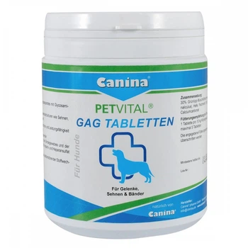Минеральный комплекс для собак Canina Petvital GAG для суставов с экстрактом мидий 600 табл 600 г (MLZ6209)