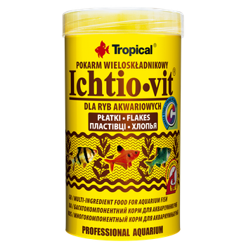 Корм Tropical Ichtio-Vit для всіх акваріумних риб пластівці 50 г/ 250 мл 77004