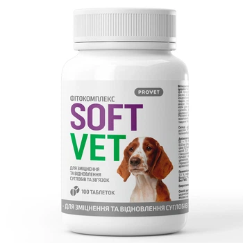 Хондропротектор для собак Provet Softvet для суставов и связок 100 таб (MLZ11593)