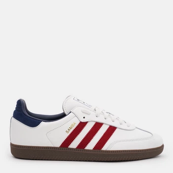 Мужские кеды кожаные низкие Adidas Samba Og IH4881 45.5 (10.5UK) 29 см Samba Og Cwhite/Tmvire/Nindig (4067888911206)