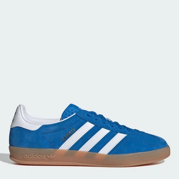 Мужские кеды низкие Adidas Gazelle Indoor JI2061 42 (8UK) 26.5 см Bluebird/Ftwwht/Gum2 (4067897474211)