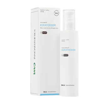 Innoaesthetics Keratoderm - увлажняющий крем для тела с мочевиной, от шелушения и кератоза, 200 мл