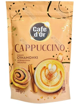 Растворимый капучино CAFE D'OR Cynamonki со вкусом булочки с корицей 130 г