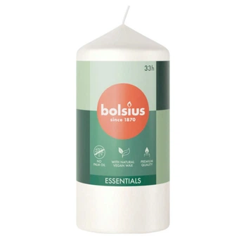 Свічка стовпчик Bolsius 120/58 біла