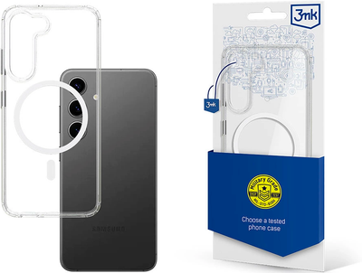 Etui plecki 3MK Sam MagCase do Samsung Galaxy S23 Transparent (5903108561204)