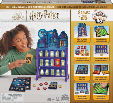 Настольная игра Spin Master Wizarding World, Harry Potter Games Гарри Поттер 8 в 1