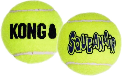 Zabawka KONG AirDog SqueakAir Ball piłka tenisowa dla psów średnich i dużych ras, L 2 szt (35585775555)