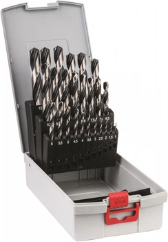 Набір свердел для металу Bosch HSS PointTeQ 25 штук (2608577352)
