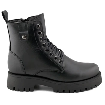 Ботинки Casual negro (4024_36) черная кожа