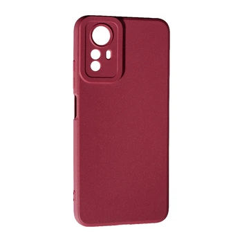 Силиконовый чехол SMTT для Xiaomi Redmi Note 12 S (4G) Bordo