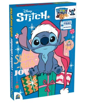 Адвент-календарь с печеньем и игрушкой Disney Stitch Advent Calendar 132г