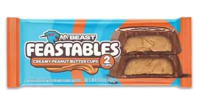 Шоколадные конфеты Feastables MrBeast Peanut Butter Cups 40г