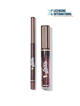 Комбо для губ (блеск+лайнер) SHEGLAM x Wonka Cocoa Kiss Lip Duo - Hot Fudge